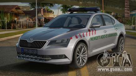 Skoda SuperB 2018 Nemzeti Ado-es Vamhivatal for GTA San Andreas