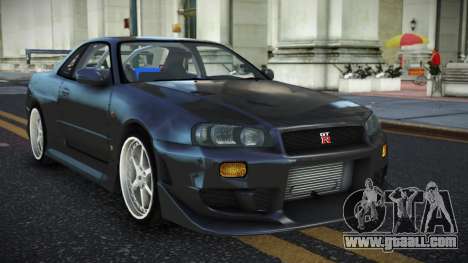 Nissan Skyline R34 Nepufifu for GTA 4