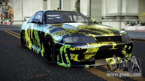 Nissan Skyline R33 Cogelria S8 for GTA 4