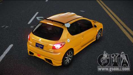 Peugeot 206 Bizjuv for GTA 4