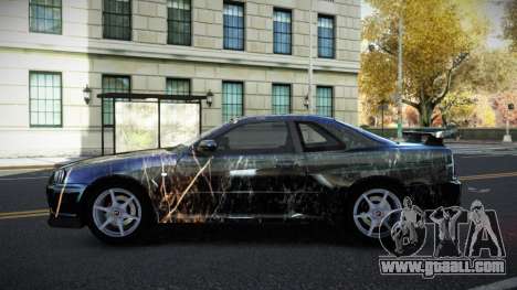 Nissan Skyline R34 Richtiny S8 for GTA 4