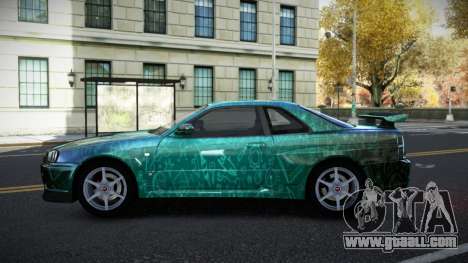 Nissan Skyline R34 Richtiny S5 for GTA 4
