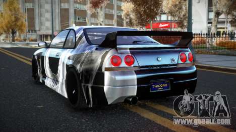 Nissan Skyline R33 Cogelria S11 for GTA 4