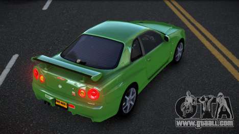 Nissan Skyline R34 Richtiny for GTA 4