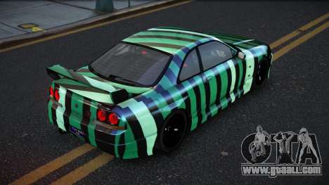 Nissan Skyline R33 Cogelria S14 for GTA 4