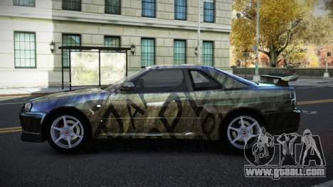 Nissan Skyline R34 Richtiny S2 for GTA 4
