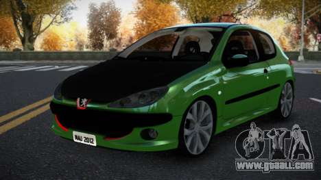 Peugeot 206 Puckuv for GTA 4