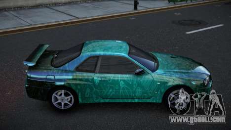 Nissan Skyline R34 Richtiny S5 for GTA 4