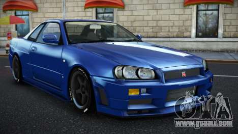 Nissan Skyline R34 Wegaquvuf for GTA 4