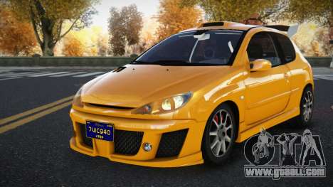 Peugeot 206 Bizjuv for GTA 4