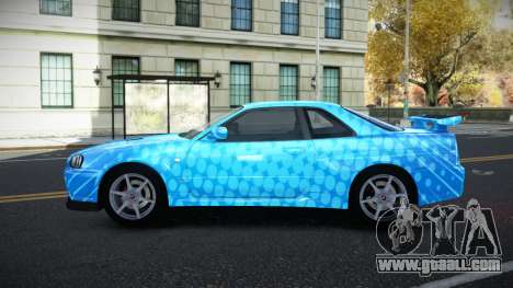 Nissan Skyline R34 Richtiny S7 for GTA 4