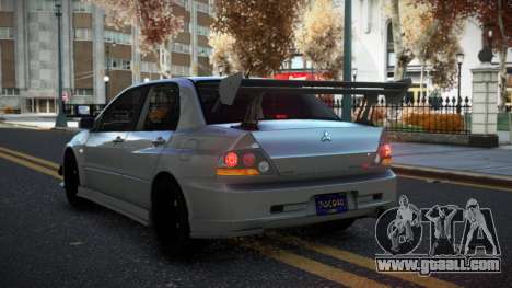 Mitsubishi Lancer Evolution VIII Zoluzevac for GTA 4