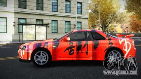 Nissan Skyline R34 Richtiny S14 for GTA 4