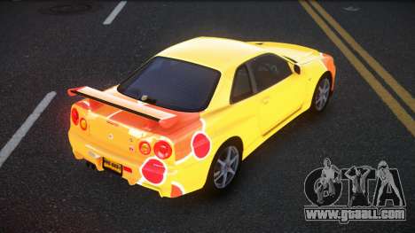 Nissan Skyline R34 Richtiny S1 for GTA 4