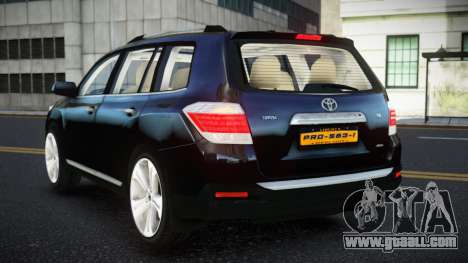 Toyota Highlander Puzipe for GTA 4