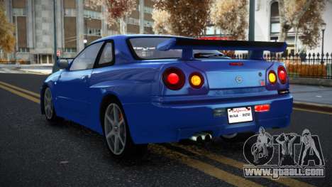 Nissan Skyline R34 Medjur for GTA 4