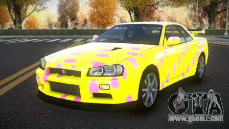 Nissan Skyline R34 Richtiny S6 for GTA 4