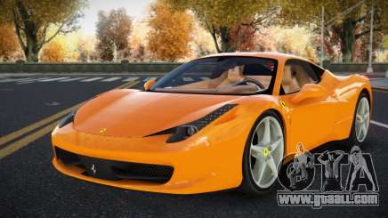 Ferrari 458 Zipir for GTA 4