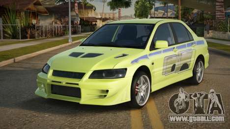 Mitsubishi Lancer Evolution VII Erley for GTA San Andreas
