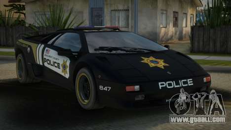 Lamborghini Diablo Police SA for GTA San Andreas