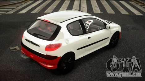 Peugeot 206 Dihinowos for GTA 4