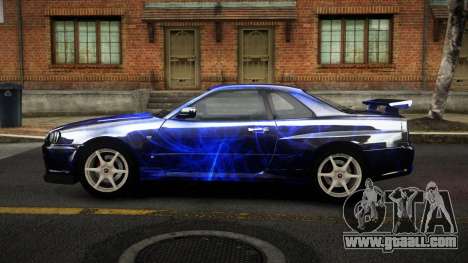 Nissan Skyline R34 Sahunlia S3 for GTA 4