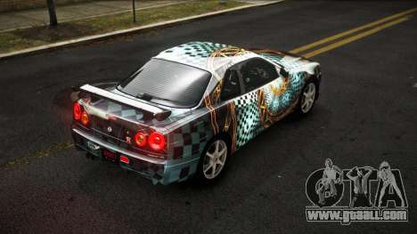 Nissan Skyline R34 Sahunlia S2 for GTA 4