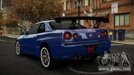 Nissan Skyline R34 Osun for GTA 4