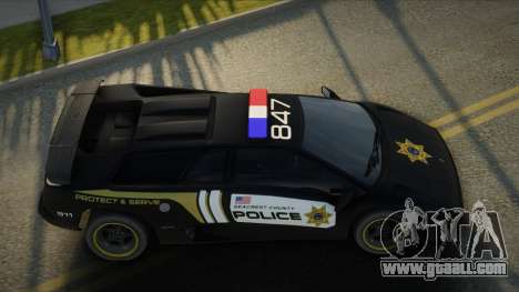 Lamborghini Diablo Police SA for GTA San Andreas