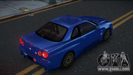 Nissan Skyline R34 Uzat for GTA 4