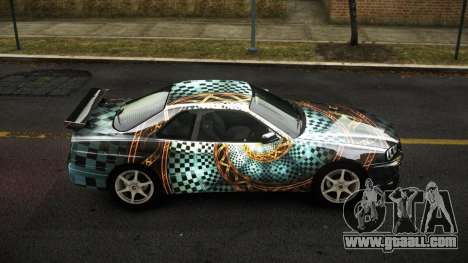Nissan Skyline R34 Sahunlia S2 for GTA 4