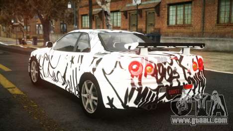 Nissan Skyline R34 Sahunlia S1 for GTA 4