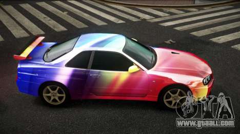 Nissan Skyline R34 Zoelly S4 for GTA 4