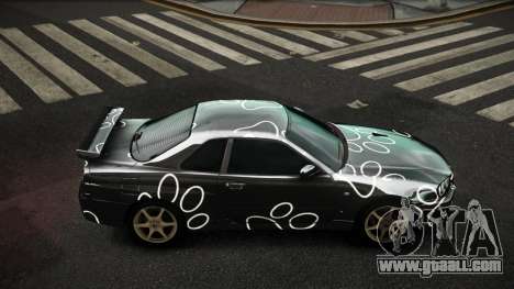 Nissan Skyline R34 Zoelly S5 for GTA 4