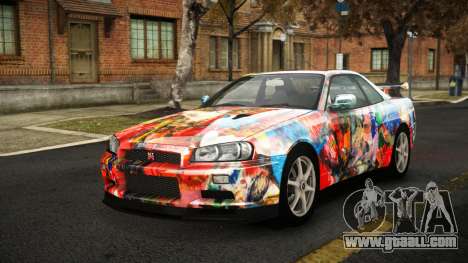 Nissan Skyline R34 Sahunlia S7 for GTA 4