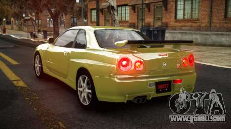 Nissan Skyline R34 Sahunlia for GTA 4