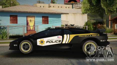 Lamborghini Diablo Police SA for GTA San Andreas