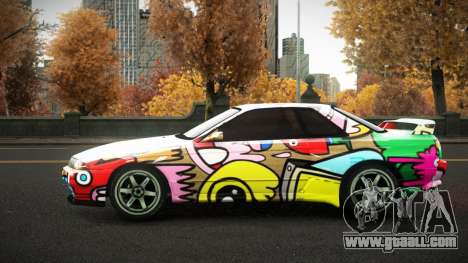 Nissan Skyline R32 Vierolas S12 for GTA 4