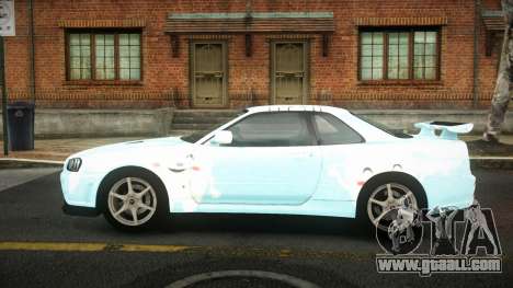 Nissan Skyline R34 Sahunlia S8 for GTA 4
