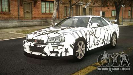 Nissan Skyline R34 Sahunlia S1 for GTA 4