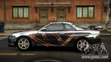 Nissan Skyline R34 Sahunlia S2 for GTA 4