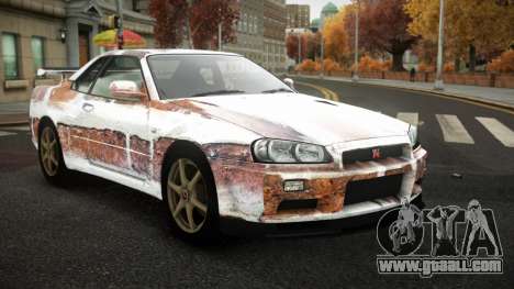 Nissan Skyline R34 Zoelly S14 for GTA 4