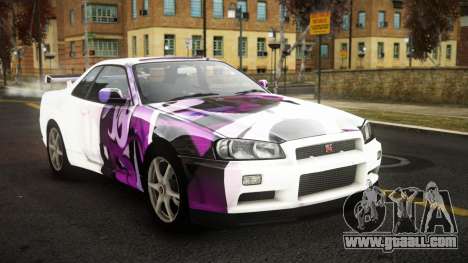 Nissan Skyline R34 Sahunlia S12 for GTA 4