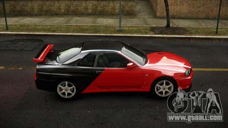 Nissan Skyline R34 Sahunlia S4 for GTA 4