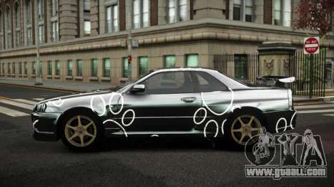 Nissan Skyline R34 Zoelly S5 for GTA 4