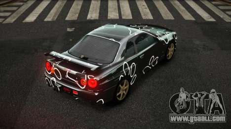 Nissan Skyline R34 Zoelly S5 for GTA 4