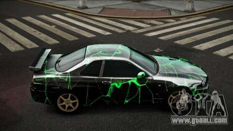 Nissan Skyline R34 Zoelly S8 for GTA 4