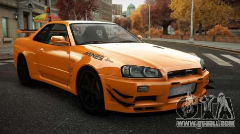 Nissan Skyline R34 Naluxoqof for GTA 4