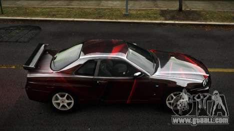 Nissan Skyline R34 Sahunlia S14 for GTA 4