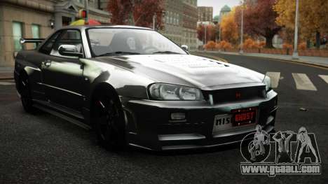 Nissan Skyline R34 Deskesopu for GTA 4
